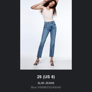 Slim Zara Jeans